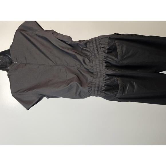 Duckthreads Chic Black Women's Jumpsuit with Drawstring Waist - Picture 5 of 9